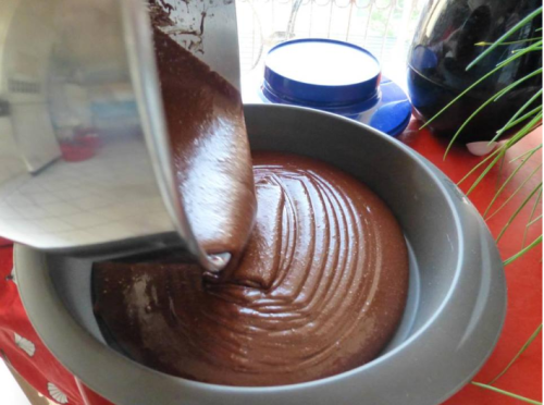 Schokoladenkuchenglückseligkeit