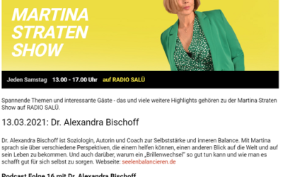 Von Energievampiren, Käselöchern und Selbstfür(mich)sorge: Radiointerview mit mir in der Martina-Straten-Show
